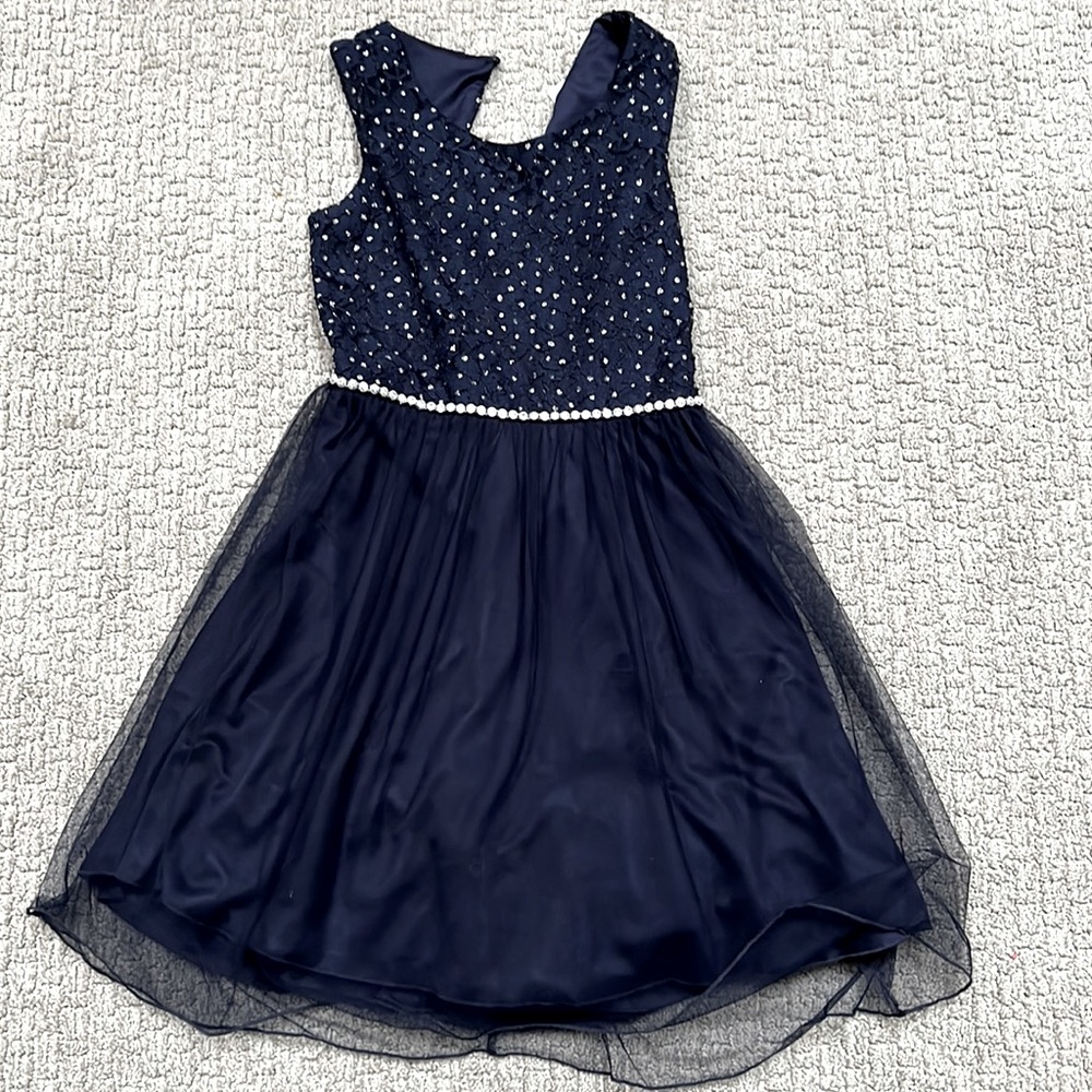 Girl’s formal tulle and lace dress